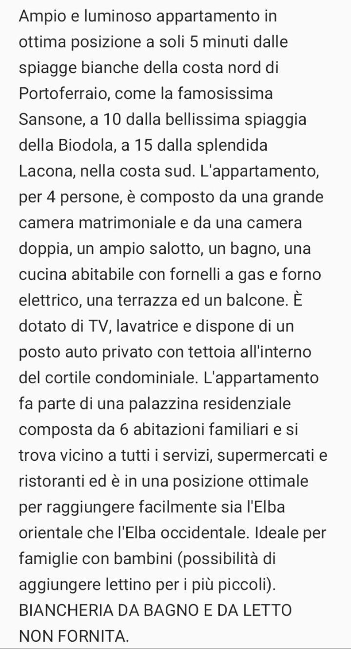 Appartamento Orti Portoferraio Kamer foto
